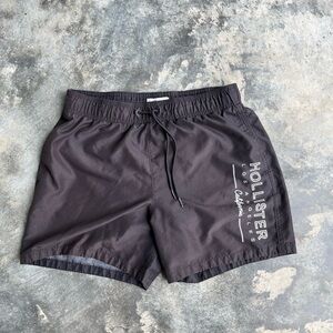 Hollister Black Swim Trunks
